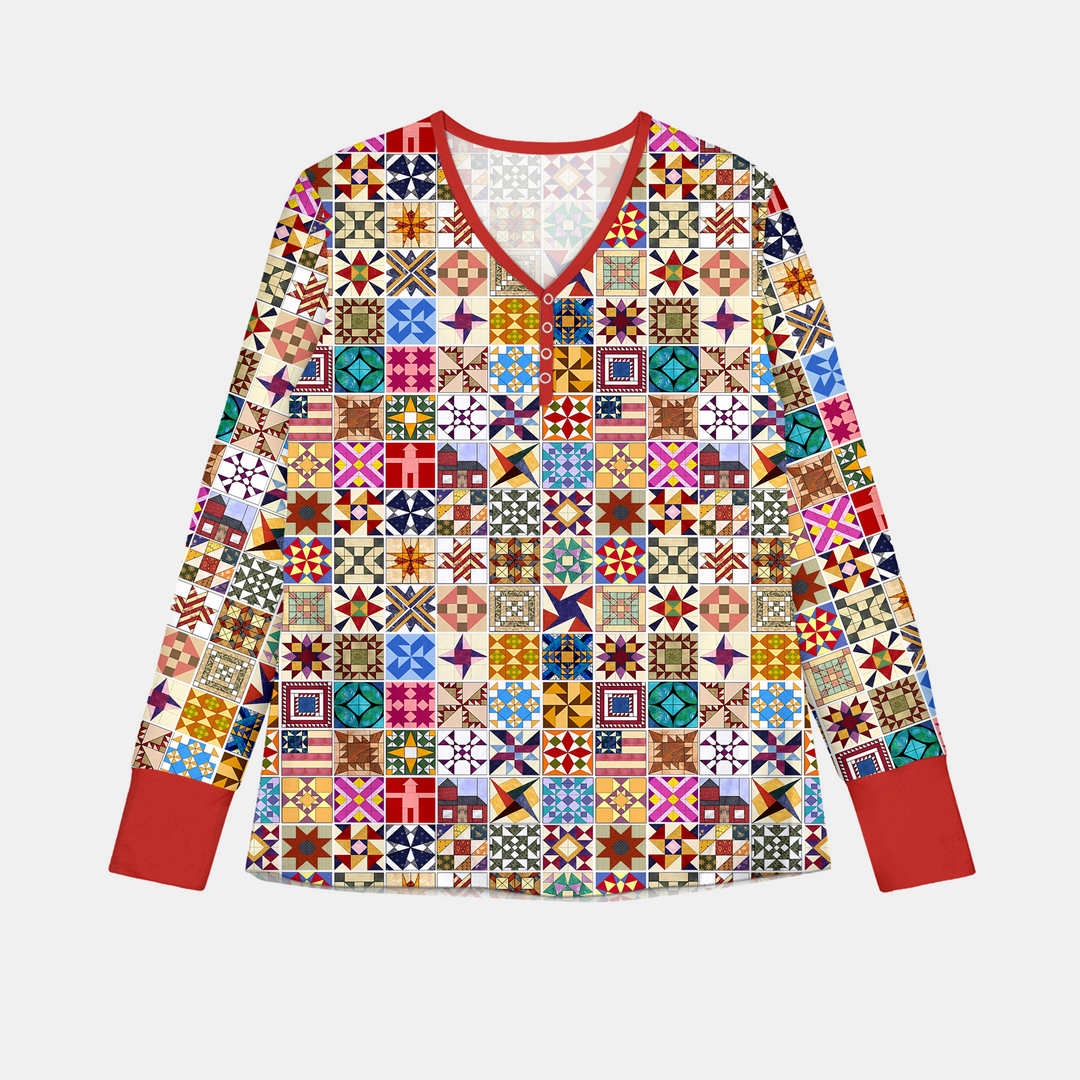 Heritage Quilt Women Pajama Set