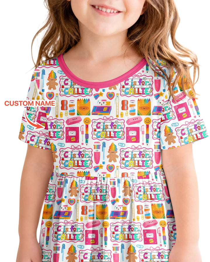 Vorlage Bambus Twirl Kleid