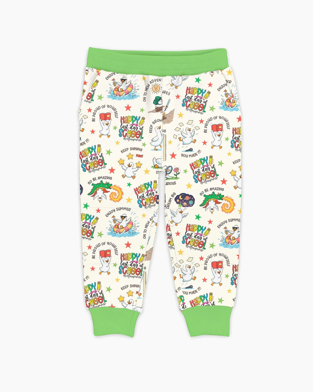 Silly Goose Happy Last Day of School Bamboo Jogger