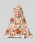 Fall Tis the Season Bamboo Wearable Hooded Blanket