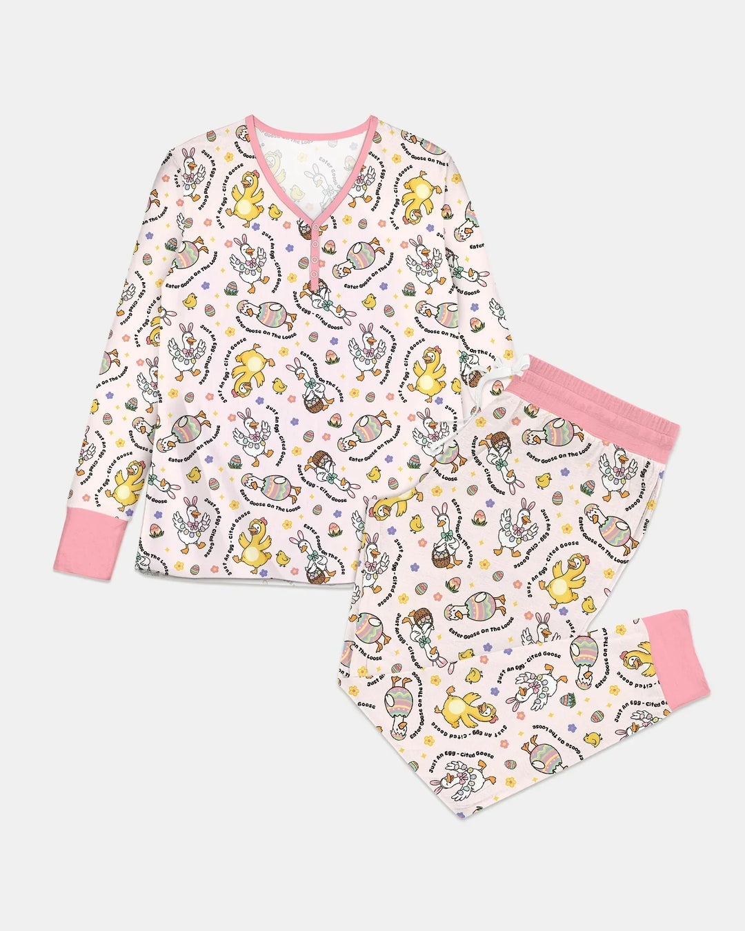 Easter Goose Family Matching Women Pajama Set