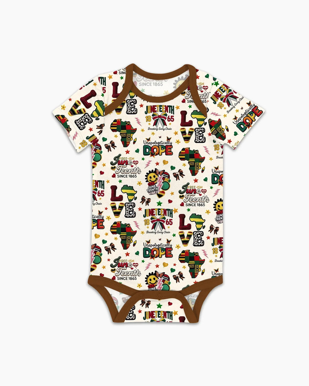 Juneteenth Breaking Every Chain Bamboo Bodysuit