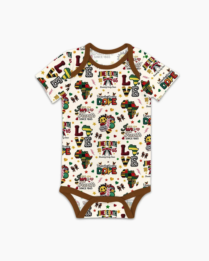 Juneteenth Breaking Every Chain Bamboo Bodysuit