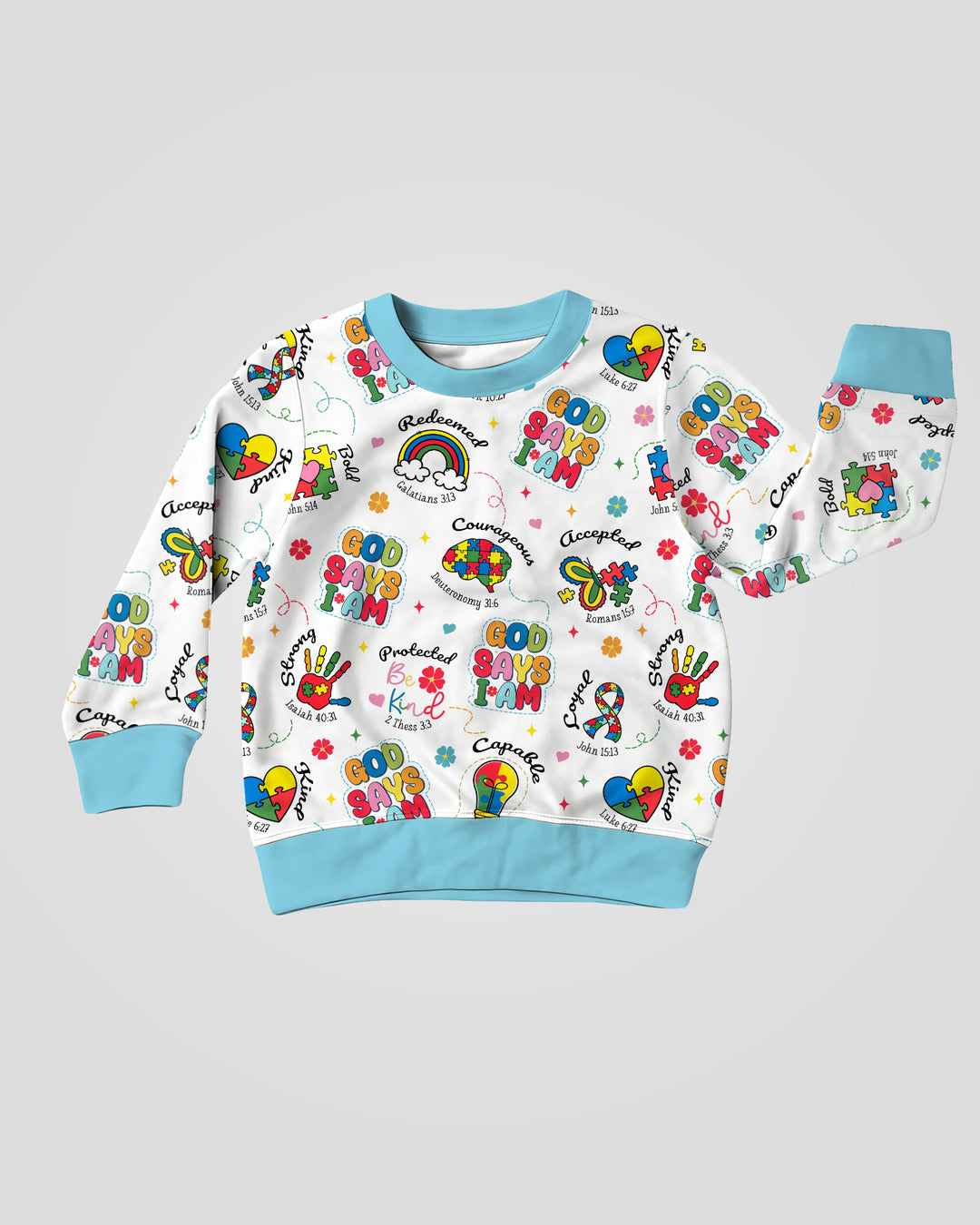 God Says I am Different Crewneck Sweatshirt