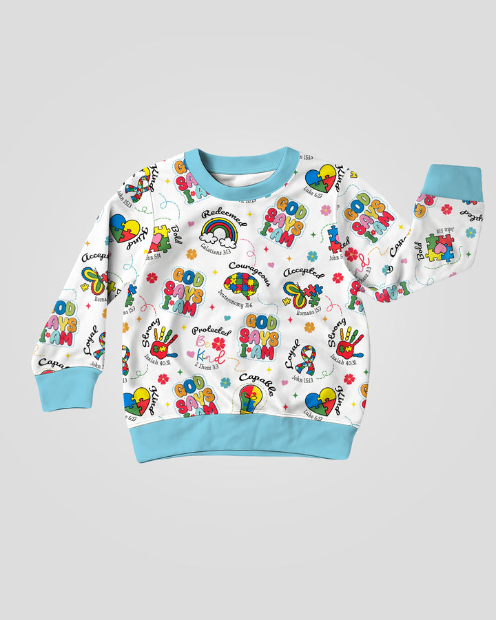 God Says I am Different Crewneck Sweatshirt