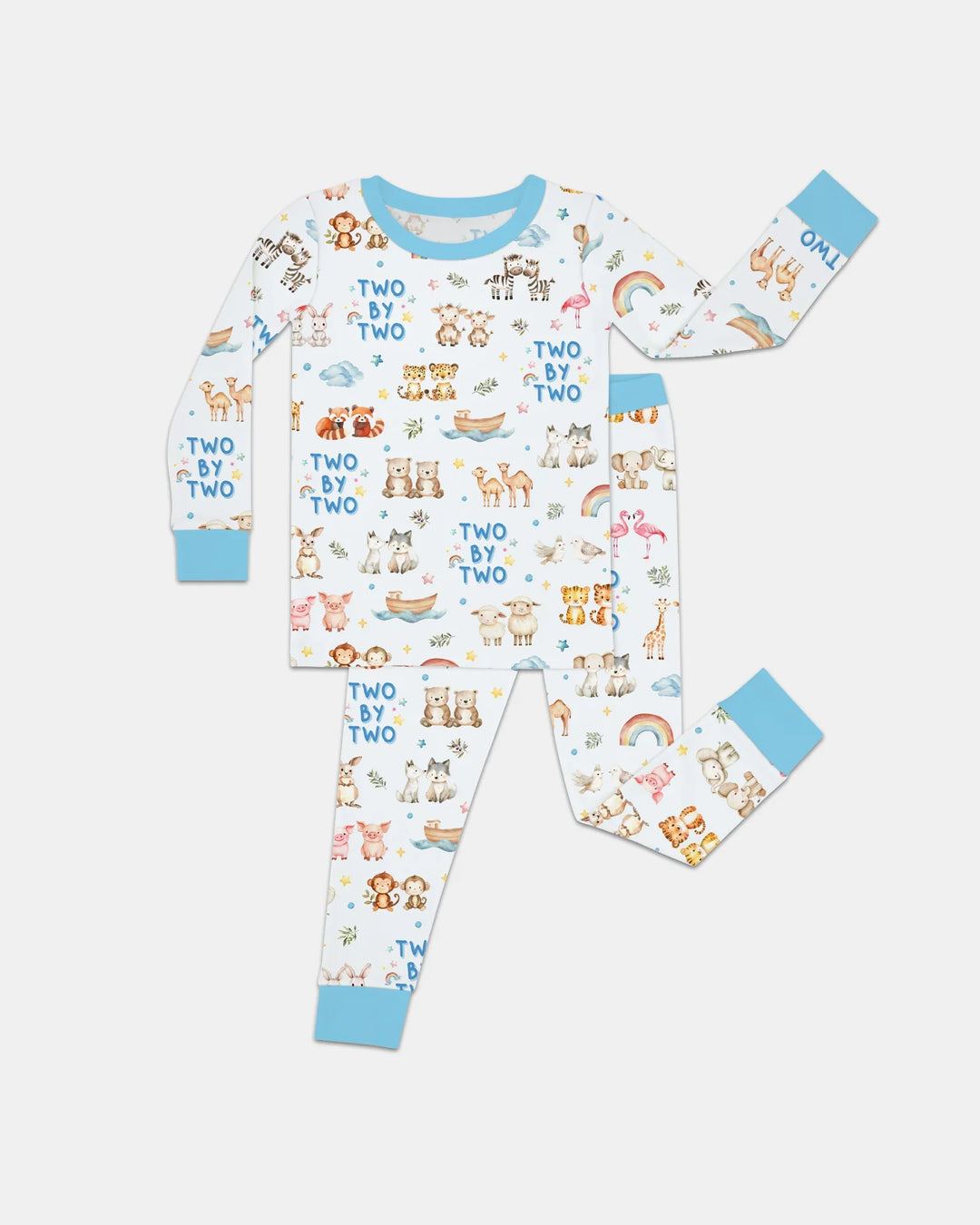 Two By Two Bamboo Two Piece Long Sleeve Pajama Set