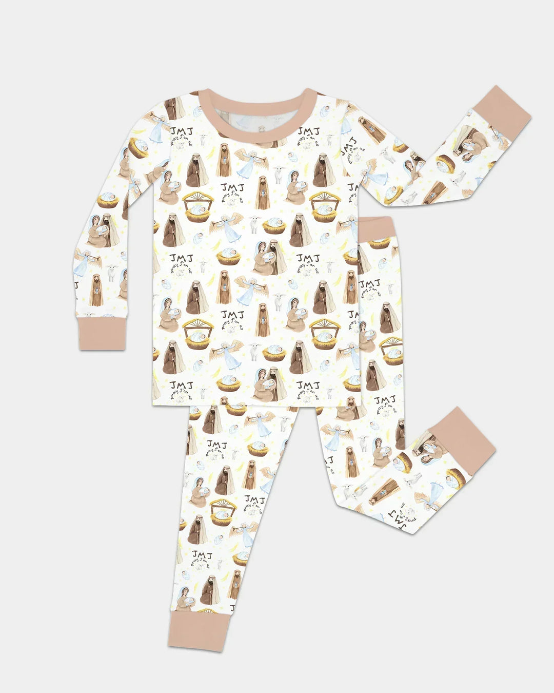 Holy Family Two Piece Long Sleeve Pajama Set