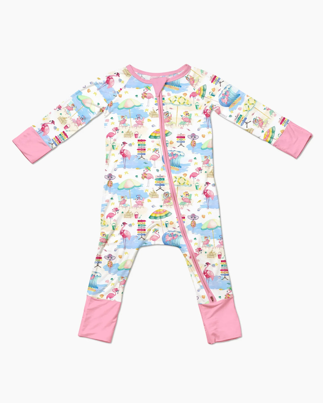 Flamingo Beach Family Matching Bamboo Convertible Zippy