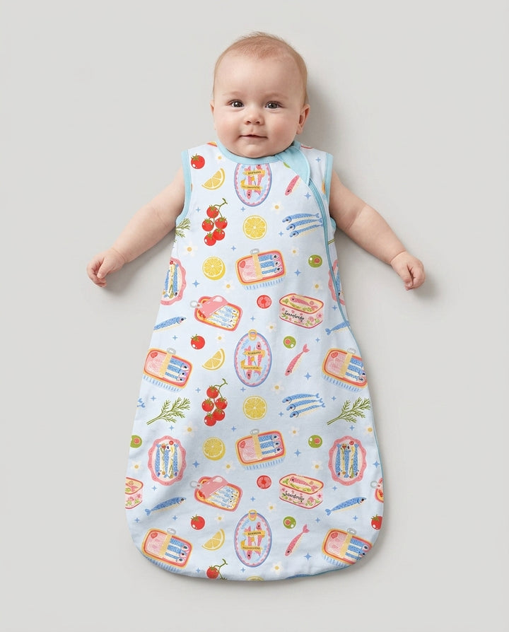 Preppy Sardines Bamboo Sleep Bag