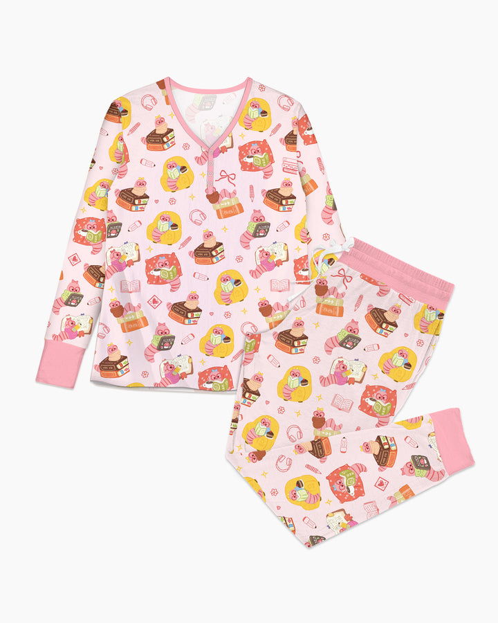 Vorlage Bambus Damen Pyjama Set