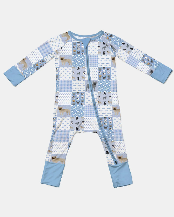 Frenchies Patchwork Family Matching Convertible Zippy