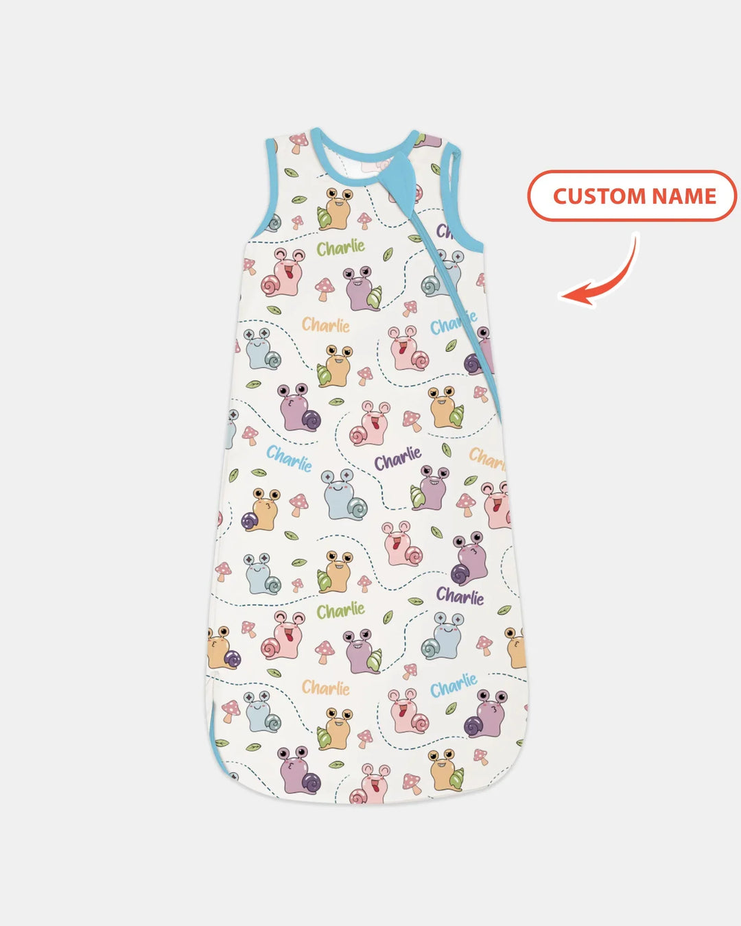 Custom Name Snailed it! Bamboo Sleep Bag