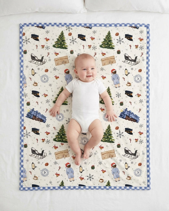 North Pole Adventure Bamboo Blanket