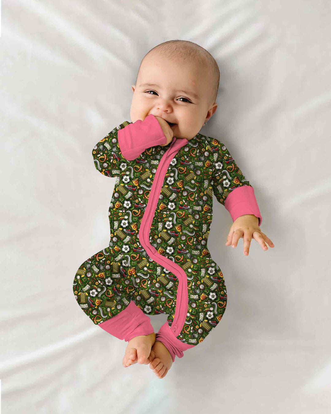 Gerippte Babykleidung mit individuellem Foto - Weich &amp; Skizzenhaft