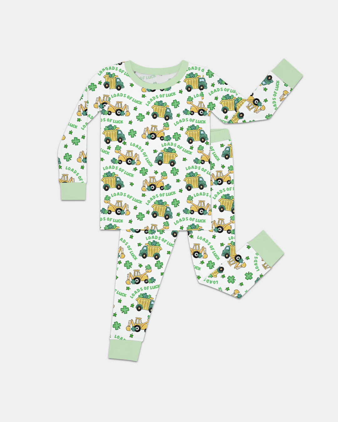 Loads Of Luck Two Piece Long Sleeve Pajama Set
