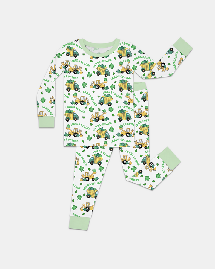 Loads Of Luck Two Piece Long Sleeve Pajama Set