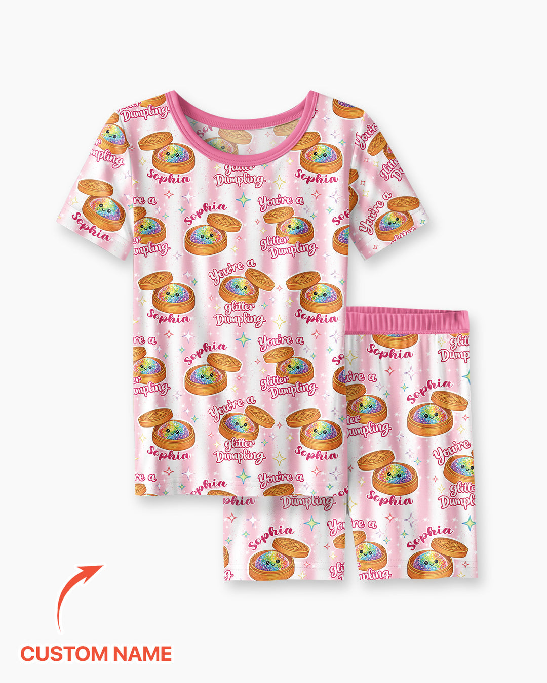 Conjunto de Pijama de Dos Piezas de Bambú con Mangas Cortas y Pantalones Cortos