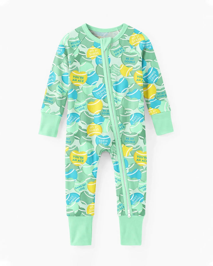 Tennis Candy Family Matching Bamboo Convertible Zippy