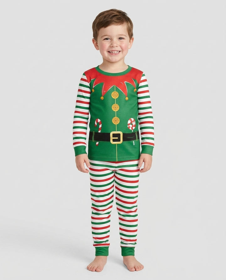 Cutest Little Elf Bamboo Two Piece Long Sleeve Pajama Set