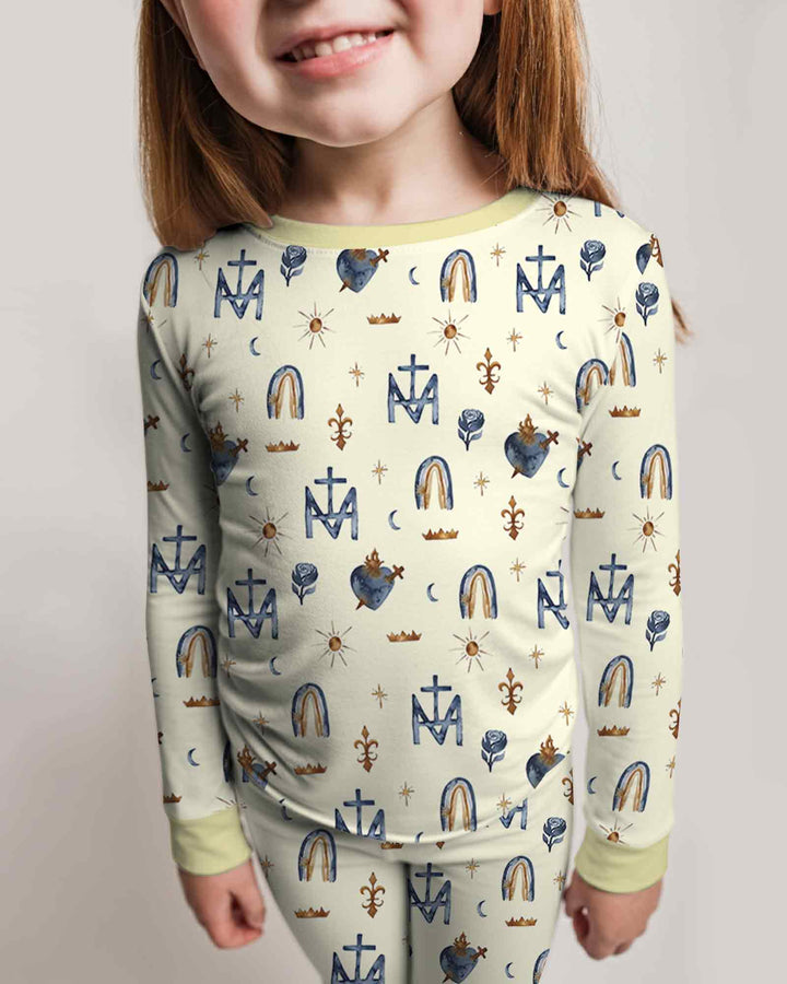 Immaculate Heart Bamboo Two Piece Long Sleeve Pajama Set