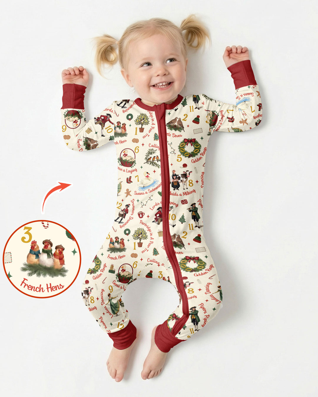 12 Days of Christmas Bamboo Convertible Zippy