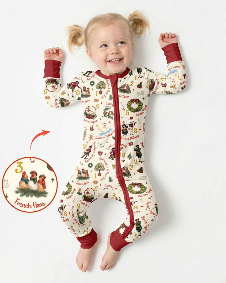 12 Days of Christmas Bamboo Convertible Zippy