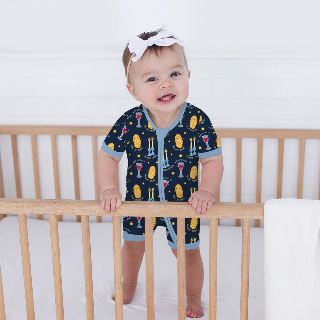 Shabbat Eve Shorty Zippy