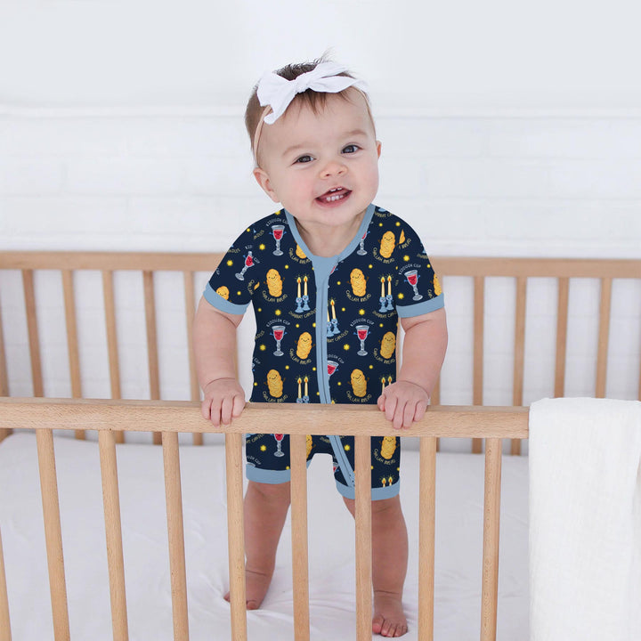 Shabbat Eve Shorty Zippy