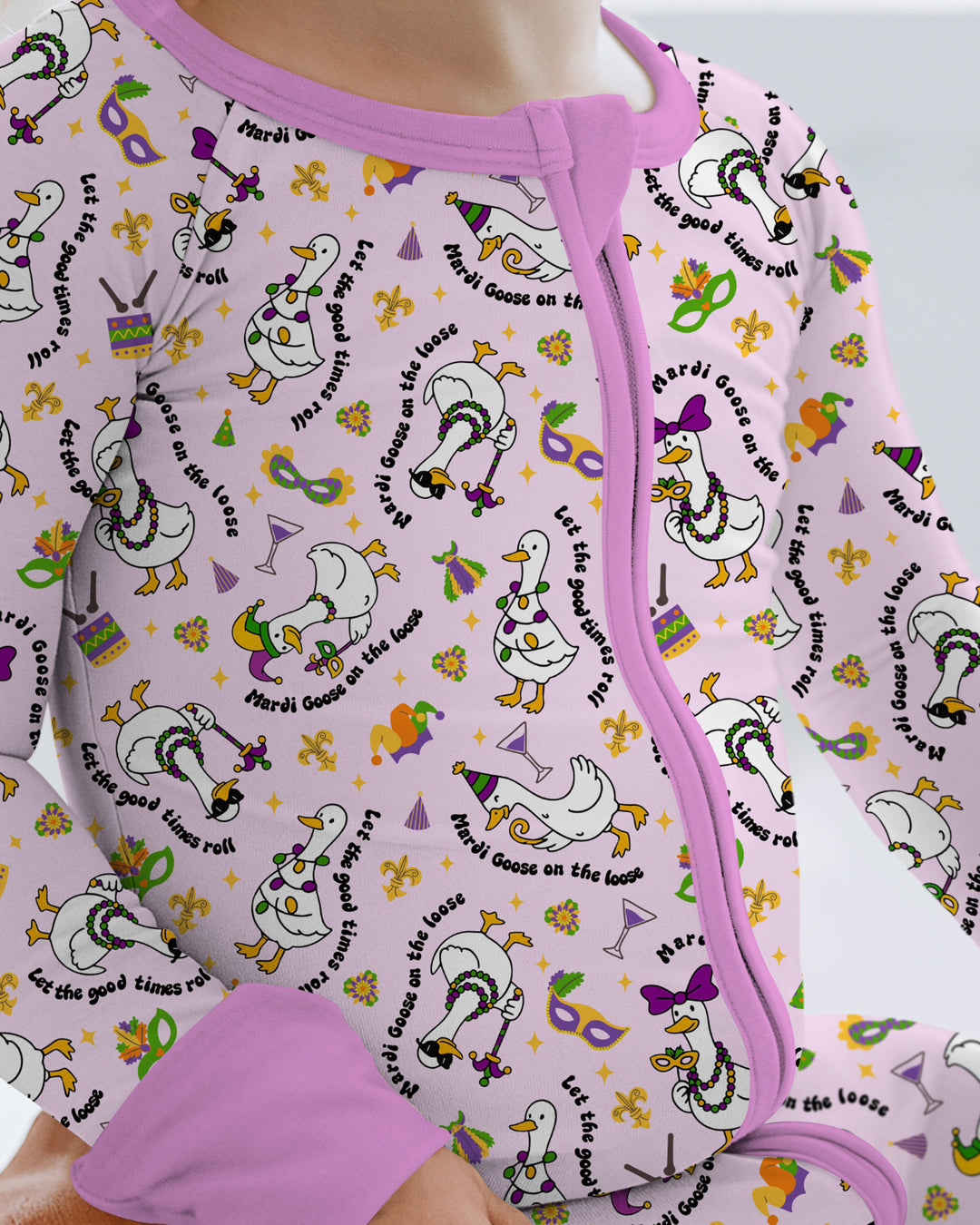 Mardi Gras Silly Goose Convertible Zippy