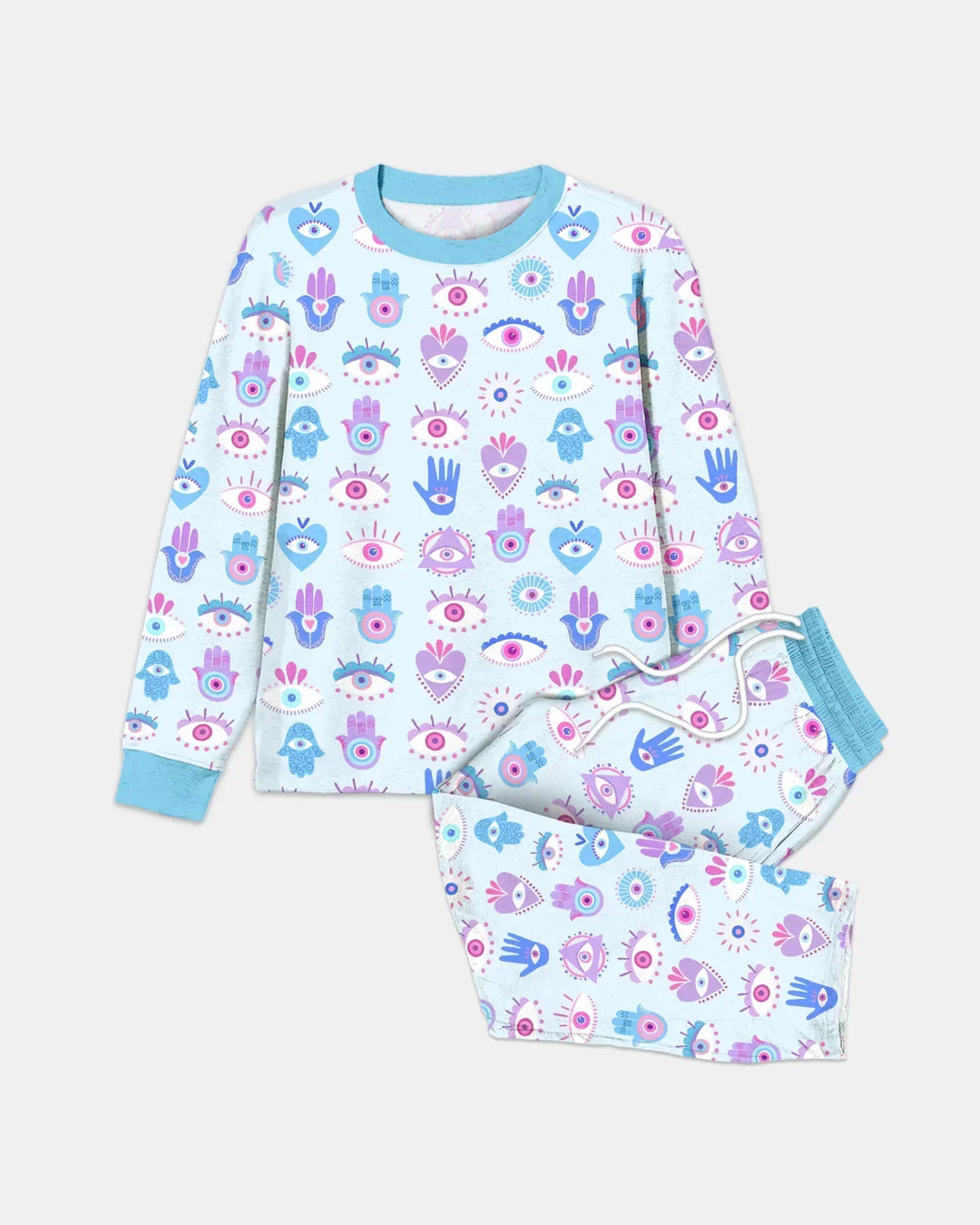 Hamsa Heart Guardians Family Matching Men's Pajama Set