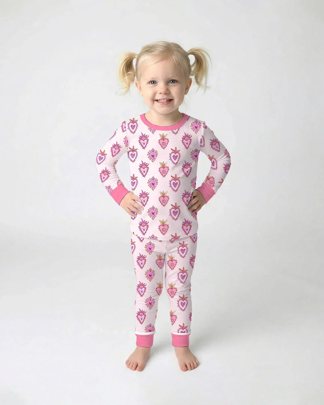 Mi Milagro Two Piece Long Sleeve Pajama Set