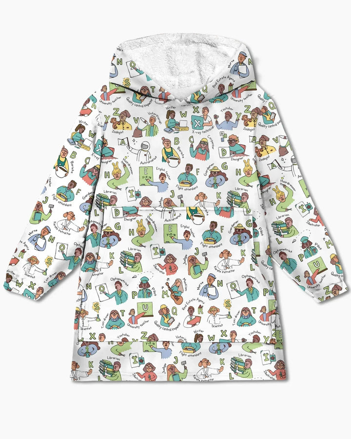 Plantilla de Sudadera Manta de Bambú Personalizada