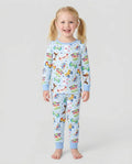 Conjunto de pijama de dos piezas de bambú de manga larga