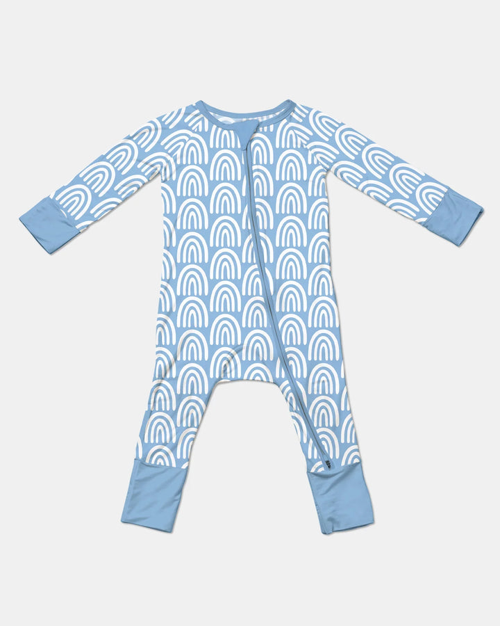 Sky Blue Rainbows Bamboo Convertible Zippy