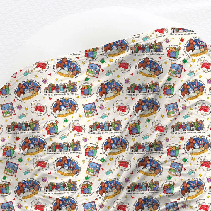 Away In A Manger Blessings Swaddle Blanket