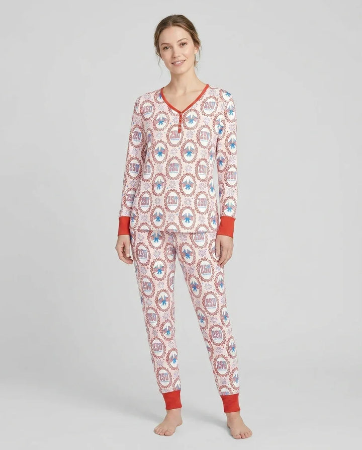Patriotic Coquette Bamboo Women Pajama Set