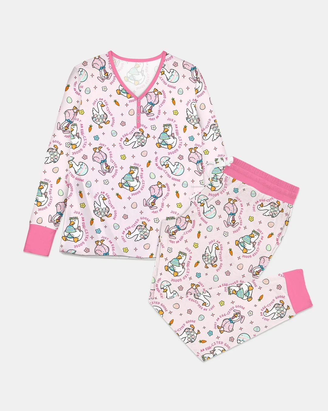 Easter Silly Goose Women Pajama Set