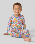 Conjunto de pijama de dos piezas de bambú de manga larga