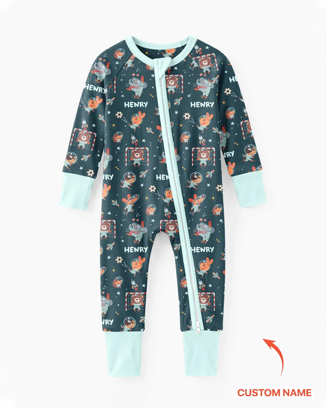 Space Soccer Bamboo Convertible Zippy