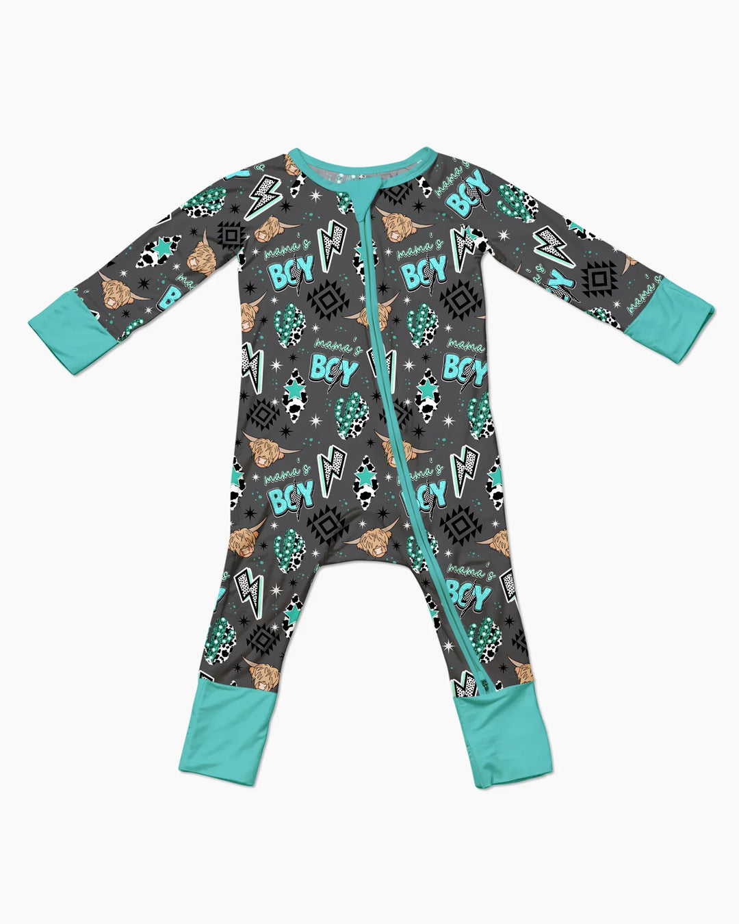 Western Mama & Me Matching  Bamboo Convertible Zippy