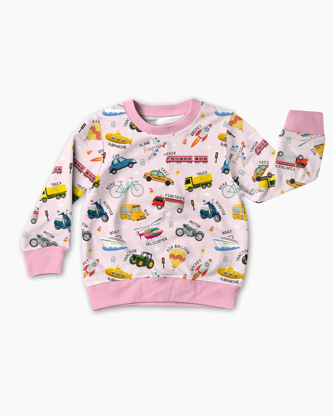 Sweatshirt mit Rundhalsausschnitt aus Bambusfaser