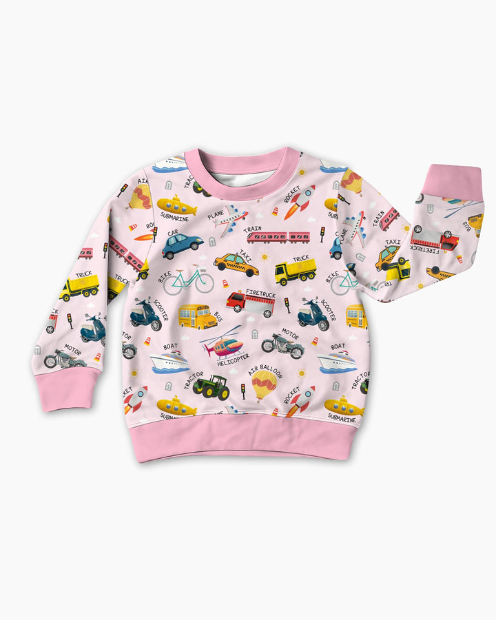 Sweatshirt mit Rundhalsausschnitt aus Bambusfaser