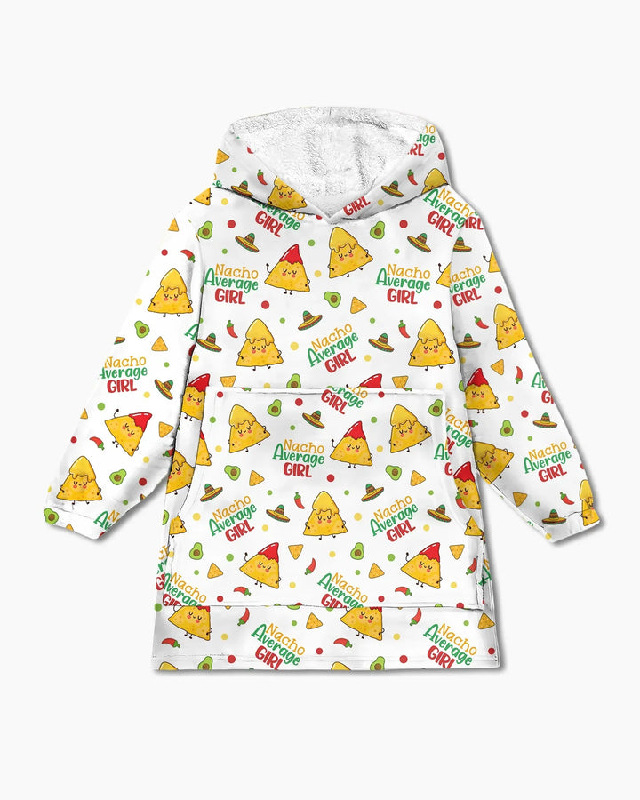 Lil Nacho Average Kid Tragbarer Bambus-Deckenhoodie