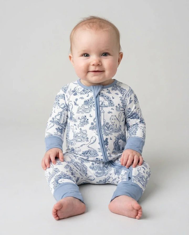 Toile Cats Bamboo Convertible Zippy