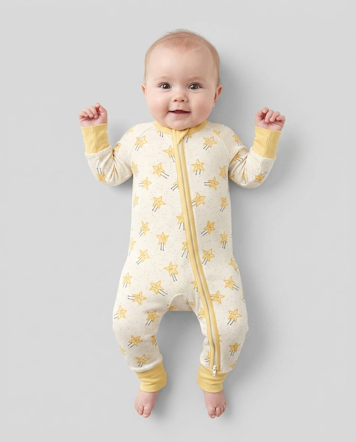 Happy Little Stars Family Matching Bamboo Convertible Zippy