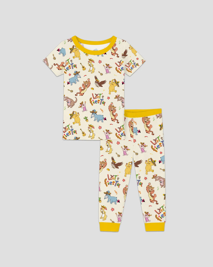 Let's Fiesta Bamboo Two Piece Short Sleeve Pajama Set