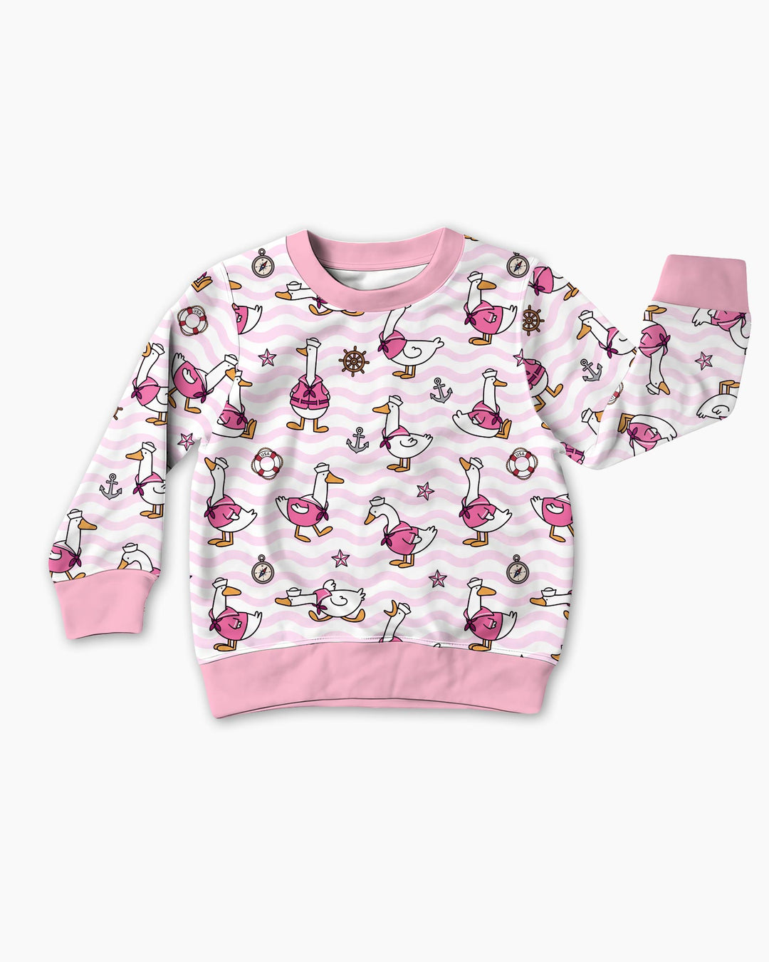 Sudadera de cuello redondo Bamboo Template