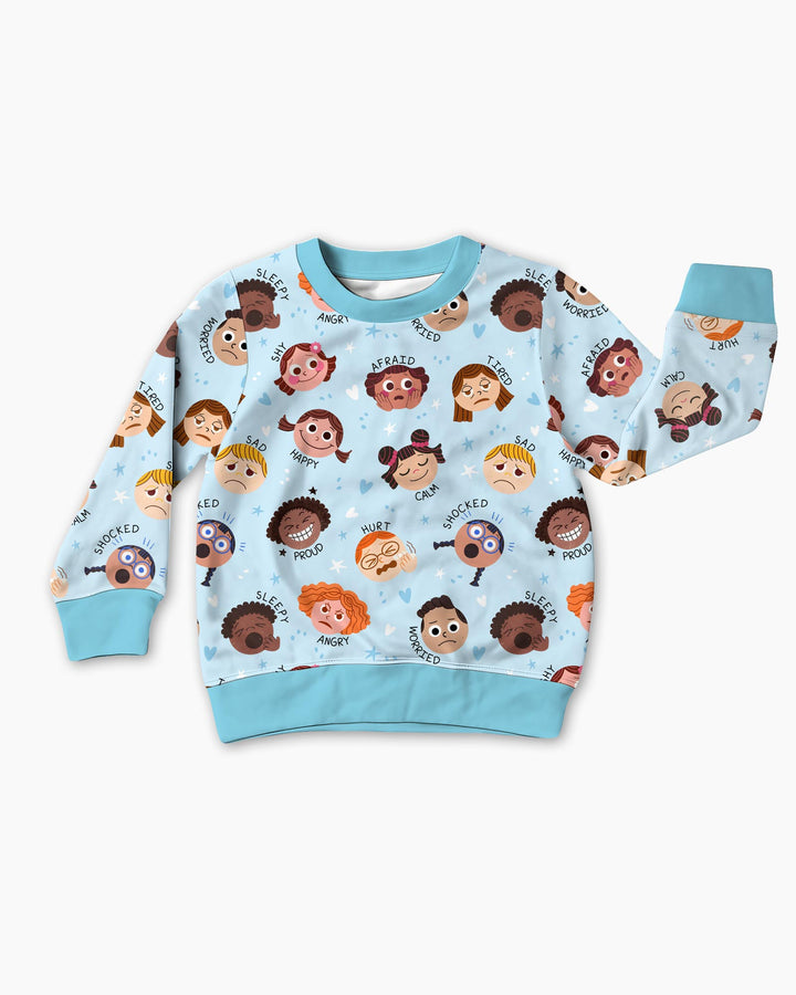 Sweatshirt mit Rundhalsausschnitt aus Bambusfaser