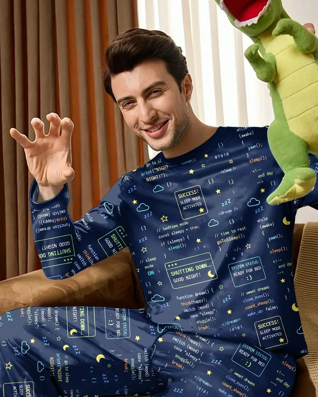 It Techy Job Matching Dad and Son Bamboo Men's Pajama Set