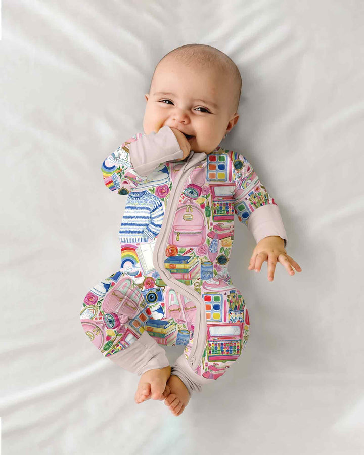 Gerippte Babykleidung mit individuellem Foto - Weich &amp; Skizzenhaft